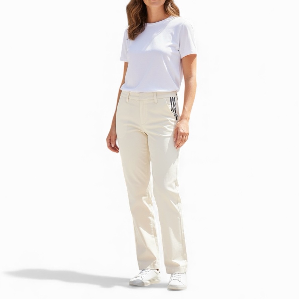 Brunello Cucinelli Womens Tan Embellished Pockets Chinos Size 4